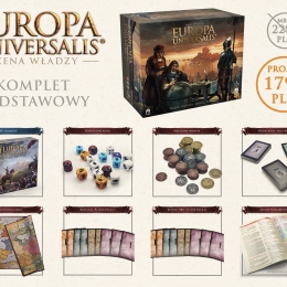 Europa Universalis: Cena władzy edycja deluxe KOMPLET PODSTAWOWY